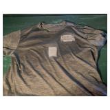 Gray Heather Spaghetti Warehouse Dry-Fit Style T-Shirt (No Size)