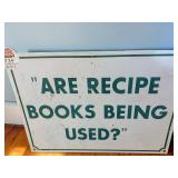 Kitchen Signage - Are Recipe Books Being Used  (1)