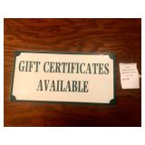 Replica Metal Payment Marker Sign 