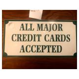 Replica Metal Payment Sign