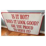 Restaurant Signage  - Does It Look Hot  Does It Look Good 