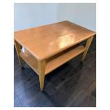 Two-Tier Wooden Side Table 