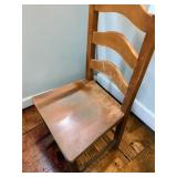 A.C. Furniture Company Natural Wood Finish Ladderback Dining Chairs (Set of 4)