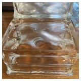 Wavy Glass Block of 6 