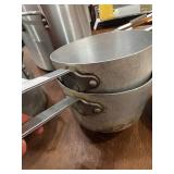 Aluminum Sauce Pans With Riveted Handles Lot of 2