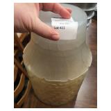 Clear Tulip Shaped Salad Bowl Lot