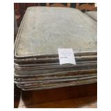 Commercial-Grade Aluminum Baking Sheets (Lot of 11)