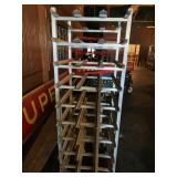 Commercial-Grade Aluminum Gravity-Fed Canned Goods Storage Rack