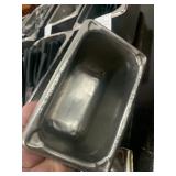 Small Stainless Steel Gelato:Food Storage Pans (Lot of 2)