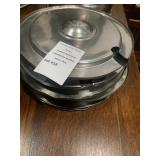 Stainless Steel Food Service Covers:Cloches (Lot of 8)