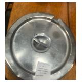 Stainless Steel Slotted Inset Covers:Lids (Lot of 3)