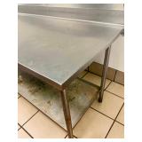 Stainless Kitchen Prep Table (96 x 31  x 42 )
