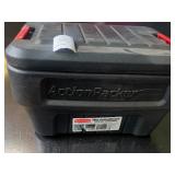 Black Rubbermaid Mini ActionPacker 8-Gallon Storage Container 