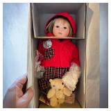 Collectible Memories Porcelain Doll W Original Box & COA Collectible Memories Porcelain Doll W Original Box & COA