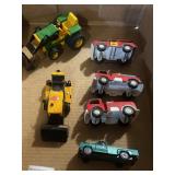 Toy Vehicle Lot - Yellow Tonka Construction Truck, John Deere Tractor & More Toy Vehicle Lot - Yellow Tonka Construction Truck, John Deere Tractor & More