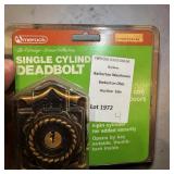 Amerock Single Cylinder Deadbolt Set Amerock Single Cylinder Deadbolt Set