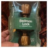 Weiser Brass Bedroom Lock W Emergency Release Lot of 4 Weiser Brass Bedroom Lock W Emergency Release Lot of 4