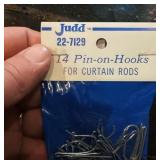 Judd TM 22-7129 Drapery Pin-On Hook Lot (1) Judd TM 22-7129 Drapery Pin-On Hook Lot (1)