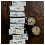 Ashcroft Industrial Pressure Gauges W Aluminum Fittings Model 1000 Ashcroft Industrial Pressure Gauges W Aluminum Fittings Model 1000