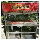Rolling Superpretzel Bavarian Gourmet Soft Pretzel Warmer Concession Cart