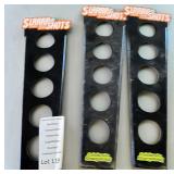 Slaarp Shots Shot Glass Holder Lot of 3 (Hold Five Glasses Each)