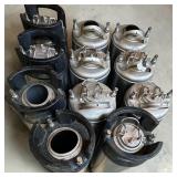 Stainless Steel 5-Gallon Ball Lock Cornelius (Corny) Keg Lot of 11 copy