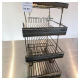 Metal Wire Display Shelf Rack