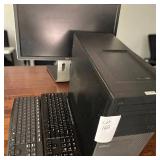 Dell OptiPlex Desktop Computer (Tower, Monitor, Keyboard)