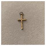 14K Gold Filled Unisex Crucifix Pendant