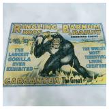 Gargantua the Great Ringling Bros. and Barnum & Bailey Circus Metal Sign