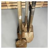 Wood Handled Shovel Lot