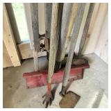 Wood Handled Yard Maintenance Equipment Lot