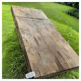Wooden Industrial Cart 34  x 72  x 15 