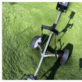 Knight 3000 Folding 2-Wheeled Aluminum Golf Push Cart Caddy