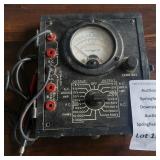 WWII Era U.S. Army Signal Corps I-166 Voltohmmeter 