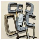 Import C-Clamps W Copper-Coated Screw