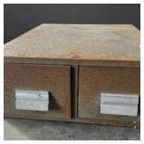 Industrial Metal Index Card Cabinet Organizer