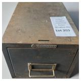 Steelmaster Art Steel Co. Single-Drawer Card File Cabinet 