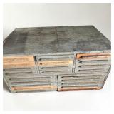 Workshop Machinist Cabinet W Multiple Drawers 