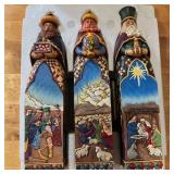 Jim Shore Heartwood Creek Three Kings Figurines W Nativity Scenes In Robes