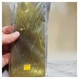 Amber Glass Light Fixture Panels & Trapezoidal Beveled Glass Panels