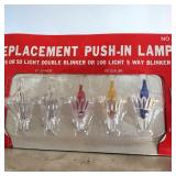 Drape-A-Lite 5-Way Light Set Replacement Push-In Lamps No DL145 2