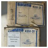 Sarama Lighting Accessory Model #4351-31 In Black (Lot of 2)