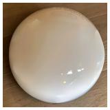 White Milk Glass Schoolhouse-Style Globe Light Shades