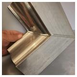 5 Inch 90-Degree Aluminum Outside Corner Gutter Joint Mitre Box Lot of 20