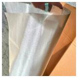 Aluminized Heat Barrier Fabric Roll & Large Cardboard Box