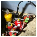 Dry Chemical Fire Extinguisher Lot (Various Sizes)