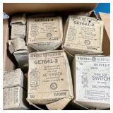 General Electric Model GE 5913-7 White Three-Way Switch Lot of 50
