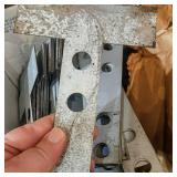 MWELD Galvanized Steel Structural T Plate Mending Bracket Lot
