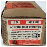 Thomas & Betts 2535 Strain Relief Connector Lot